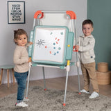 Smoby - Tableau Evolutif - Hauteur ajustable - Double face magnÈtique et ardoise - 80 Accessoires Inclus - Des 3 Ans