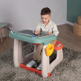 Bureau Petit Ecolier - Smoby - 80 Accessoires Inclus - Vert - 63 X 69 X 58 - Des 3 ans