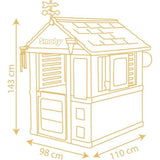 Smoby Maison enfant 4 Saisons - Cabane éducative - Activités ludique sur le theme de la Météo - Fabriqué en France