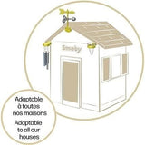 Smoby - Kit MÈtÈo - Accessoires de Maison Smoby - Carillon + pluviometre + girouette - DÈs 2 ans