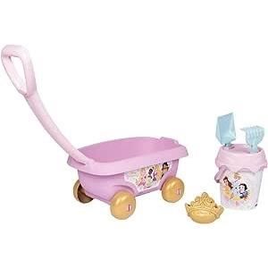 Smoby - Disney Princesses - Chariot de plage avec seau +accessoires -