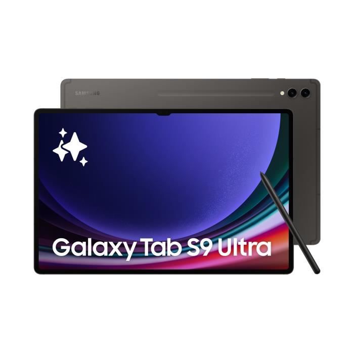 Tablette tactile Samsung Galaxy Tab S9 ULTRA 14,6 512Go WIFI  ANTHRACITE - Tablette avec Galaxy AI