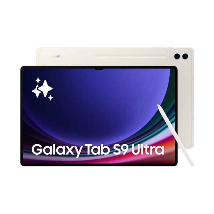 Tablette Tactile SAMSUNG Galaxy Tab S9 Ultra 14,6 WIFI 256Go Creme