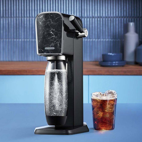 Machine a soda et eau pétillante SODASTREAM - ART Marbre - 1 bouteille 1 L compatible lave-vaisselle - 1 recharge de gaz 60L