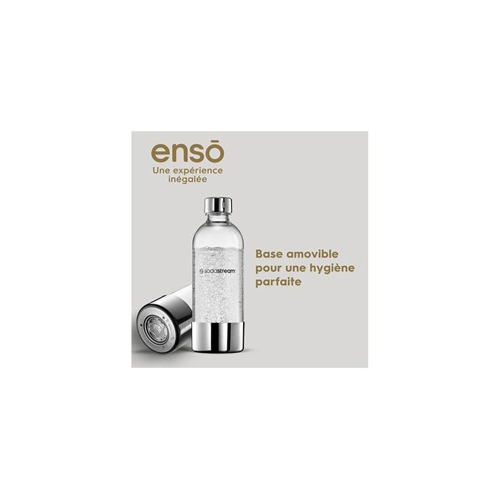 Bouteille - Sodastream - ENSO - Métal - 1L - Compatible Lave-Vaisselle