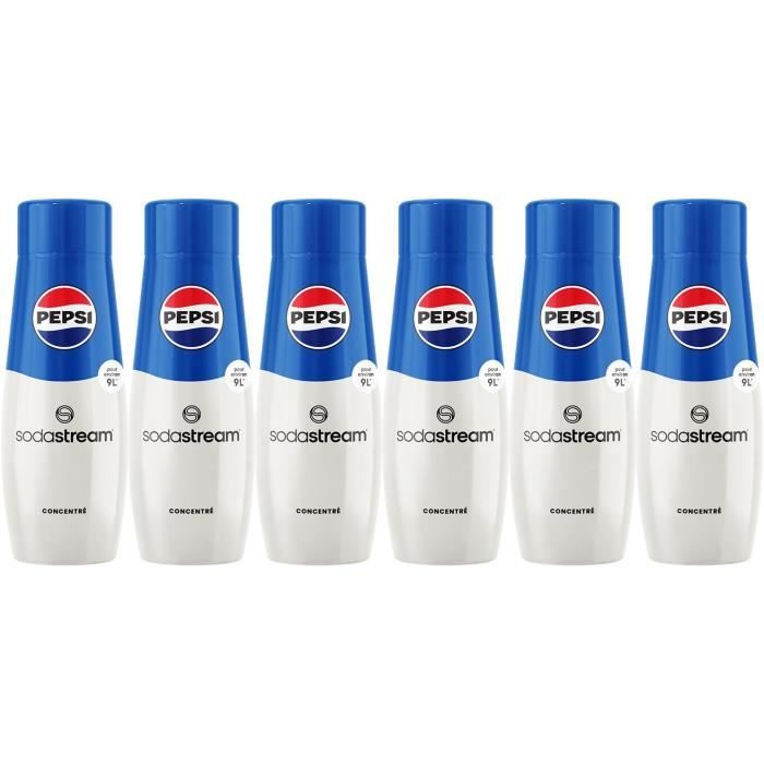 Sodastream - Lot de 6 concentrés PEPSI  - 440ml