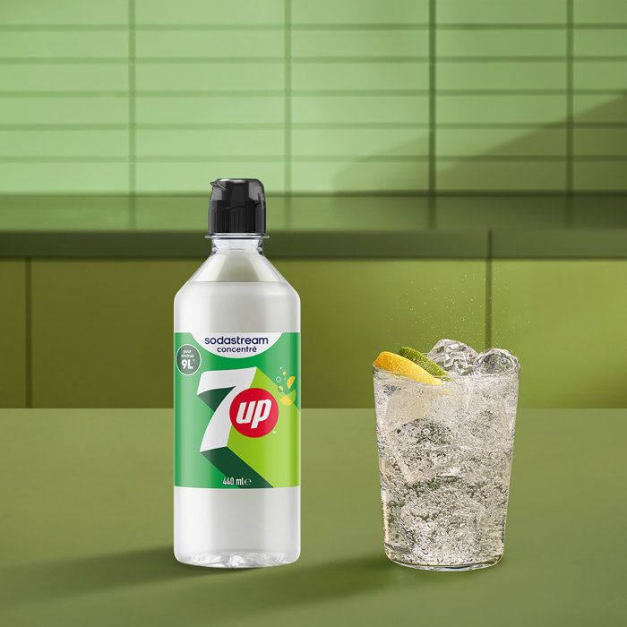 Concentrés SODASTREAM - Lot de 6 concentrés 7UP - Jusqu'a 54L de boissons - 440ml