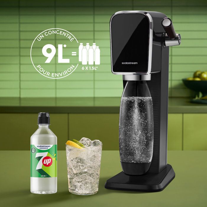 Concentrés SODASTREAM - Lot de 6 concentrés 7UP - Jusqu'a 54L de boissons - 440ml