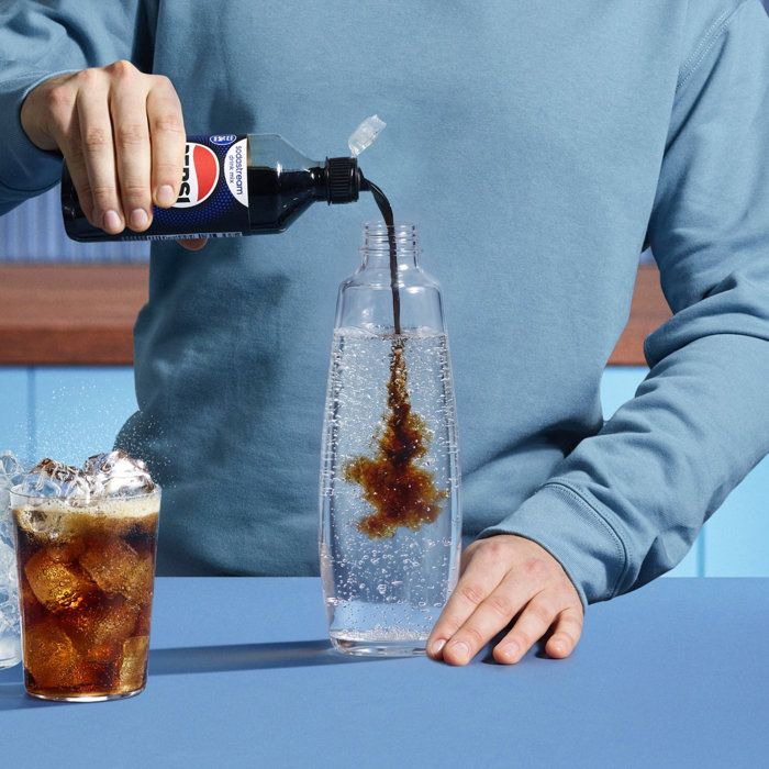 Bouteille en verre SODASTREAM - Capacité 1L - Compatible machine DUO