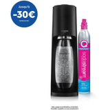 Machine a soda et eau pétillante SODASTREAM - TERRA Noire - 1 bouteille compatible lave-vaisselle - 1 recharge de gaz 60L