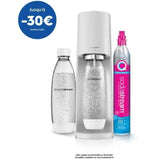 Machine a soda et eau pétillante SODASTREAM - TERRA Blanche - 2 bouteilles compatible lave-vaisselle - 1 recharge de gaz 60L