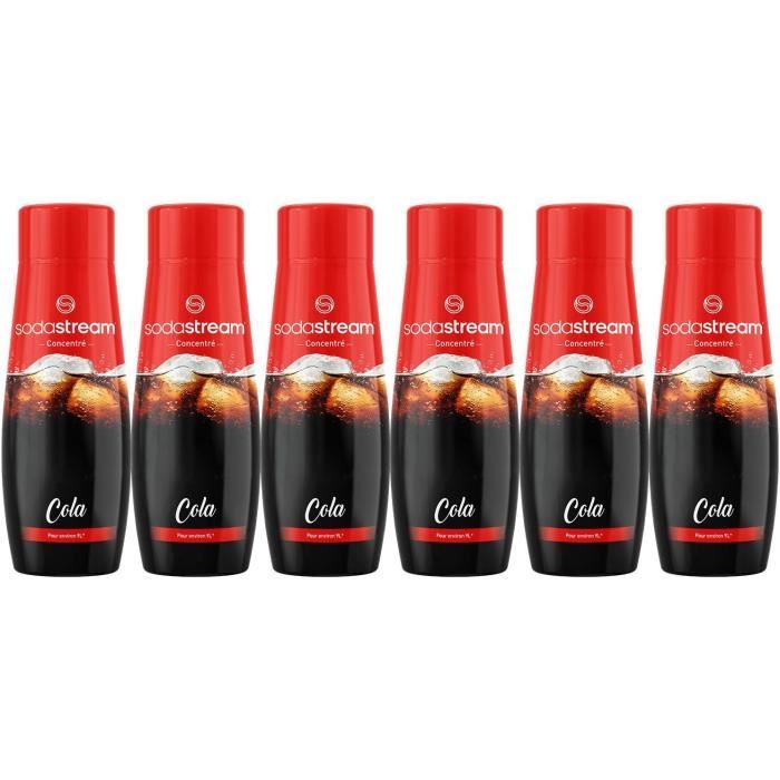 Sodastream - Lot de 6 concentrés COLA - 440ml