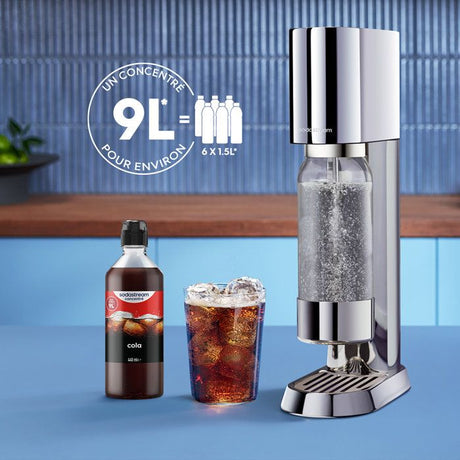 Concentrés SODASTREAM - Lot de 6 concentrés Cola - Jusqu'a 54L de boissons - 440ml
