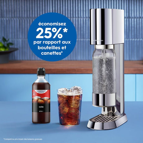 Concentrés SODASTREAM - Lot de 6 concentrés Cola - Jusqu'a 54L de boissons - 440ml