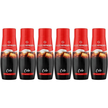 Concentrés SODASTREAM - Lot de 6 concentrés Cola - Jusqu'a 54L de boissons - 440ml