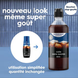 Concentrés SODASTREAM - Lot de 6 concentrés Cola sans sucres - Jusqu'a 54L de boissons - 440ml