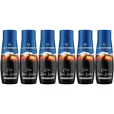 Concentrés SODASTREAM - Lot de 6 concentrés Cola sans sucres - Jusqu'a 54L de boissons - 440ml