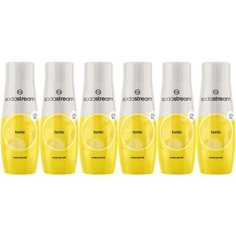 Concentrés SODASTREAM - Lot de 6 concentrés Tonic - Jusqu'a 54L de boissons - 440 ml