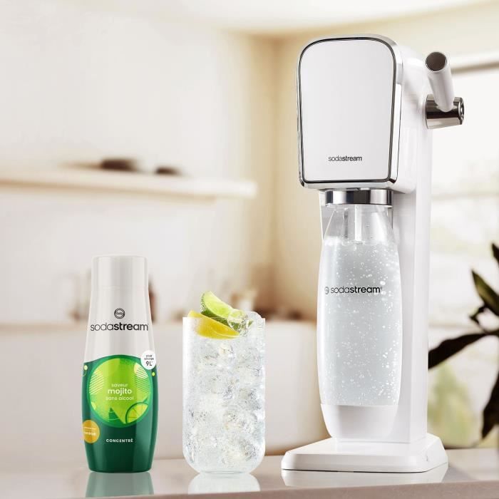 Concentrés SODASTREAM - Lot de 6 concentrés Mojito sans alcool - Jusqu'a 54L de boissons - 440 ml