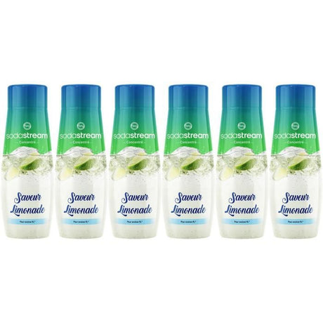 Concentrés SODASTREAM - Lot de 6 Concentrés Limonade - Jusqu'a 54L de boissons - 440ml