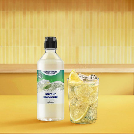 Concentrés SODASTREAM - Lot de 6 Concentrés Limonade - Jusqu'a 54L de boissons - 440ml