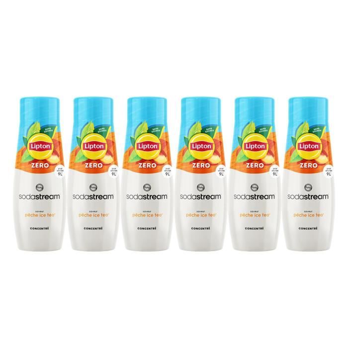 Sodastream - Lot de 6 concentrés LIPTON ICE TEA - 440ml