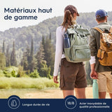 Bouteille isotherme SODASTREAM - Fizz&Go Cool  - Capacité 0,9L - Acier Inoxydable - Bleu