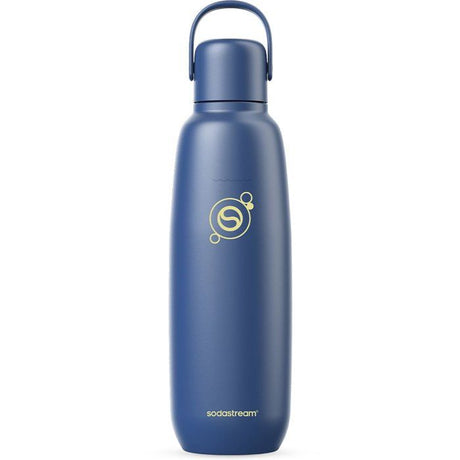 Bouteille isotherme SODASTREAM - Fizz&Go Cool  - Capacité 0,9L - Acier Inoxydable - Bleu