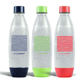 Bouteilles SODASTREAM - Fuse Edition Limitée - Pack de 3 bouteilles 1L - Sans PFAS