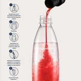 Concentrés SODASTREAM - Lot de 6 concentrés Fraise sans sucres - Jusqu'a 54L de boissons - 440 ml