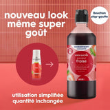 Concentrés SODASTREAM - Lot de 6 concentrés Fraise sans sucres - Jusqu'a 54L de boissons - 440 ml