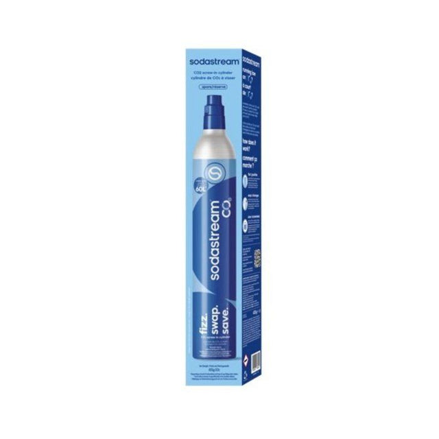 Recharge Gaz SODASTREAM - Systeme original a viser - Jusqu'a 60L d'eau gazéifier