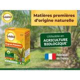 SOLABIOL Engrais palmiers et plantes méditerranéennes - 1,5kg - Jusqu'a 7 palmiers - Pour un feuillage fort & dense
