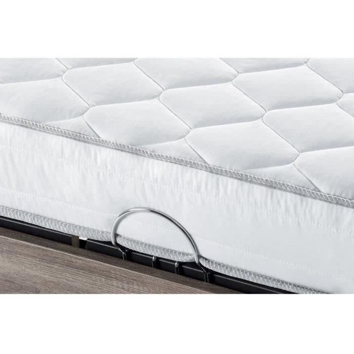 Ensemble relaxation électrique COMFORT matelas + sommier - 140x200 cm - Mousse - DEKO DREAM Samba