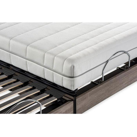 Ensemble matelas + sommier relaxation électrique ERGO 2 Dreamzone - 2x80x200 cm - Ressorts ensachés - DEKO DREAM Ergo 2