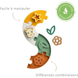 Puzzle d'éveil - SOPHIE LA GIRAFE - Mon Premier Puzzle - 8 pieces - Caoutchouc naturel