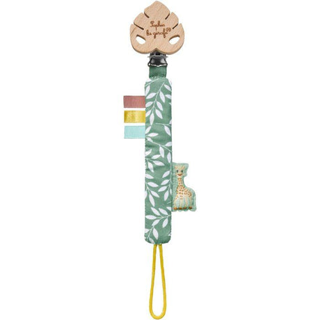 Attache-sucette - SOPHIE LA GIRAFE - Jungle - Clip textile - Matieres douces - Couleurs pastel