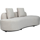 Canapé fixe - 4 places - SOPHIE - Tissu Beige - 232 x 94 x 70 cm