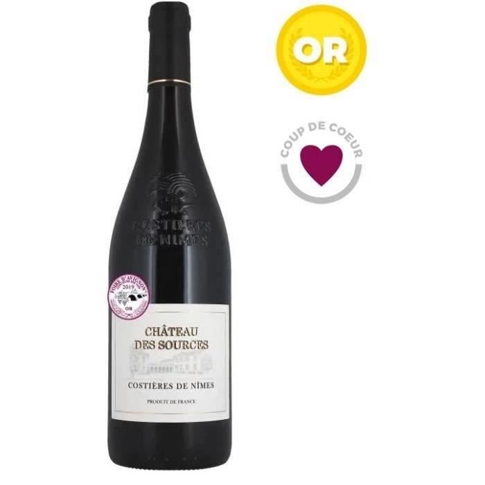 Château des Sources 2019 AOC Costieres de Nîmes - Vin rouge de la Vallée du Rhône