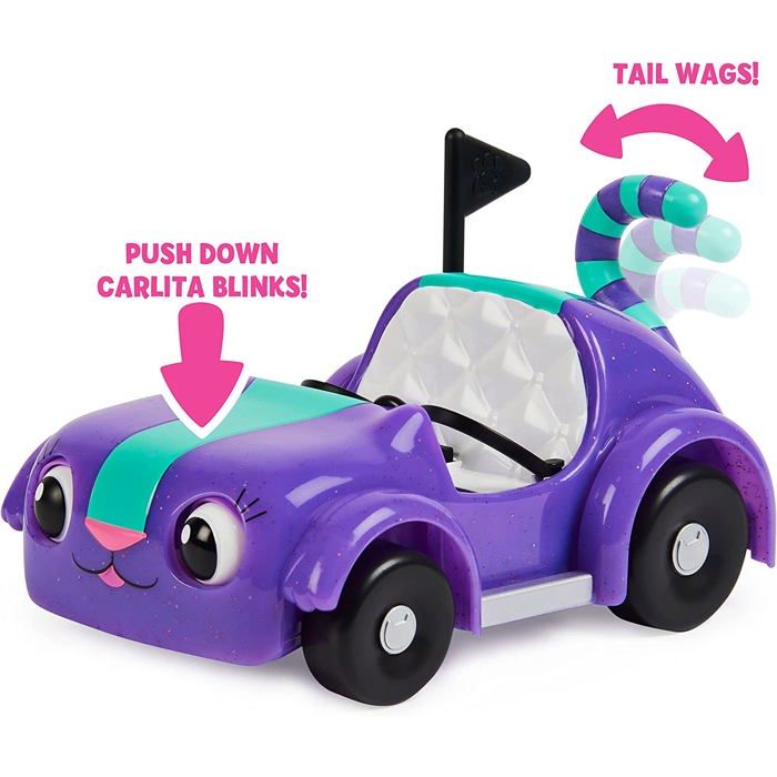 Chabriolette - Gabby et la Maison Magique - Véhicule et figurine chat avec accessoires