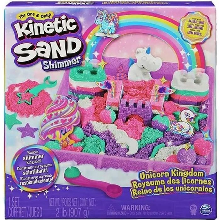 SPIN MASTER COFFRET ROYAUME DES LICORNES 907 G Kinetic Sand