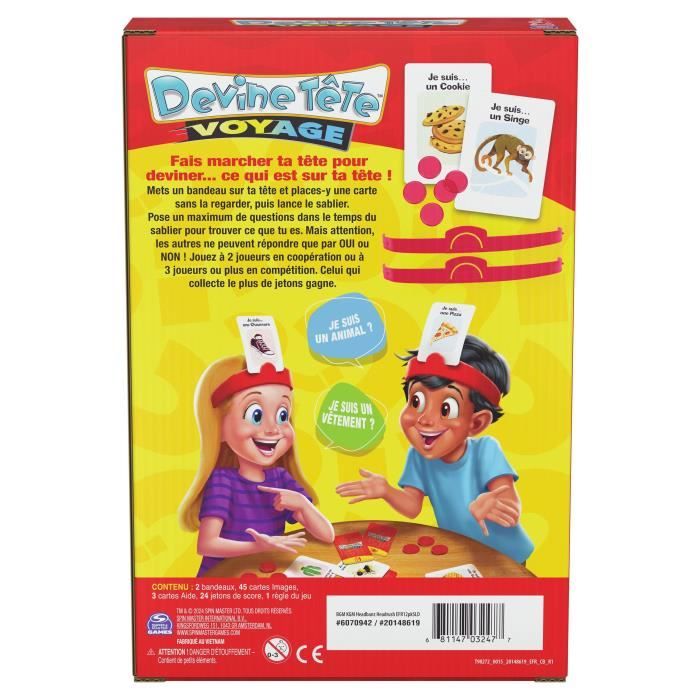 Devine tete Voyage - Jeu de société famille - des 6 ans