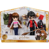 Harry Potter - Coffret Deluxe PoupÈe 20cm Harry Potter et Hermione - Wizarding World - 4 tenues et 12 accessoires