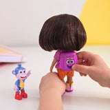 Dora - Poupée 15cm + figurine Babouche - des 3 ans - Dora l'exploratrice