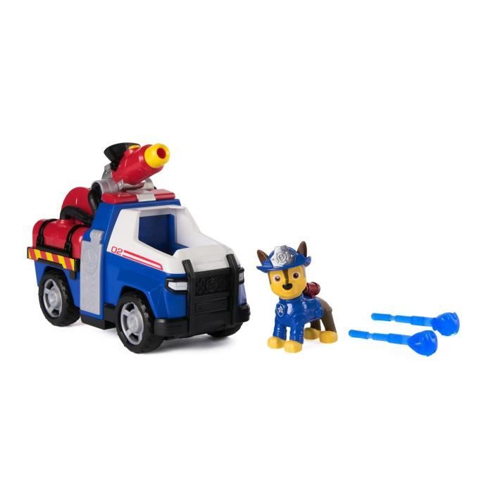 Figurine Chase - Véhicules + 2 projectiles - des 3 ans - Fire Rescue - La Pat'Patrouille