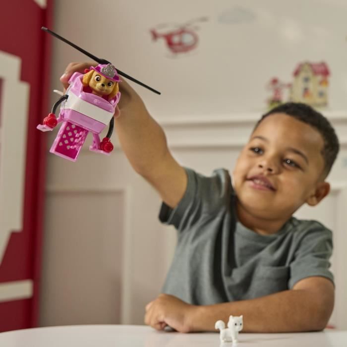 Figurine Stella - Véhicules + 2 chaton - des 3 ans - Fire Rescue - La Pat'Patrouille