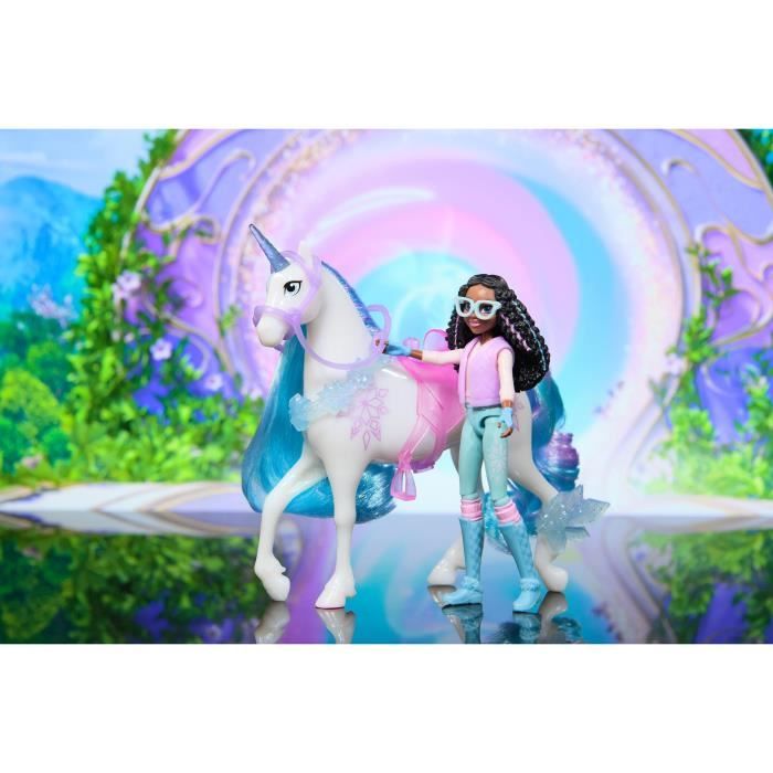 Figurines Layla + Glacier - 5 accessoires inclus - des 4 ans - L'École des Licornes