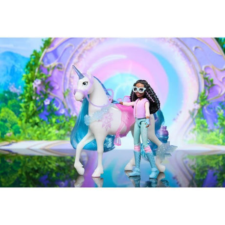 Figurines Layla + Glacier - 5 accessoires inclus - des 4 ans - L'École des Licornes