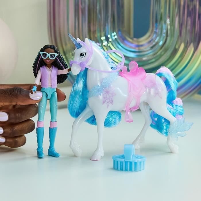 Figurines Layla + Glacier - 5 accessoires inclus - des 4 ans - L'École des Licornes