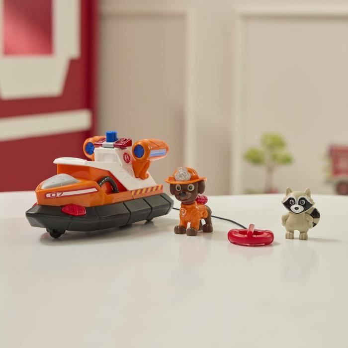 Figurine Zuma - Véhicules + Raton laveur - des 3 ans - Fire Rescue - La Pat'Patrouille